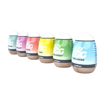 Crushious Ezy Egg Masturbateur Oeuf 6 Pièces