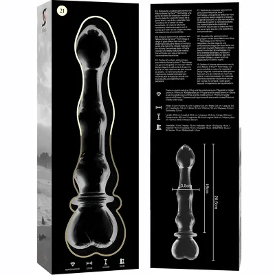 Gode en Verre Nebula Series Modèle 21 Transparent - Ibiza