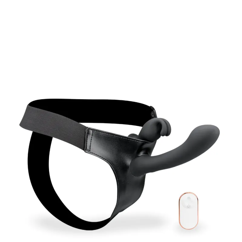 Gode ceinture rabbit vibrant télécommandé Ladies