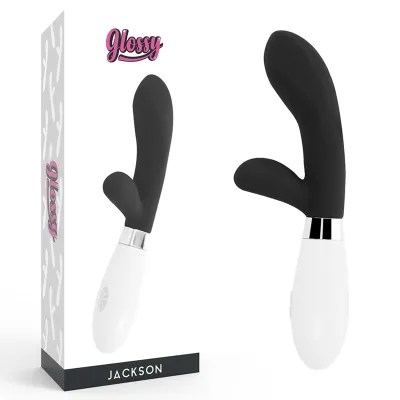 Vibromasseur Rabbit Jackson Noir - Glossy