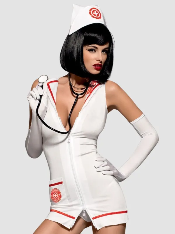 Costume infirmière Emergency 4 pièces S/M