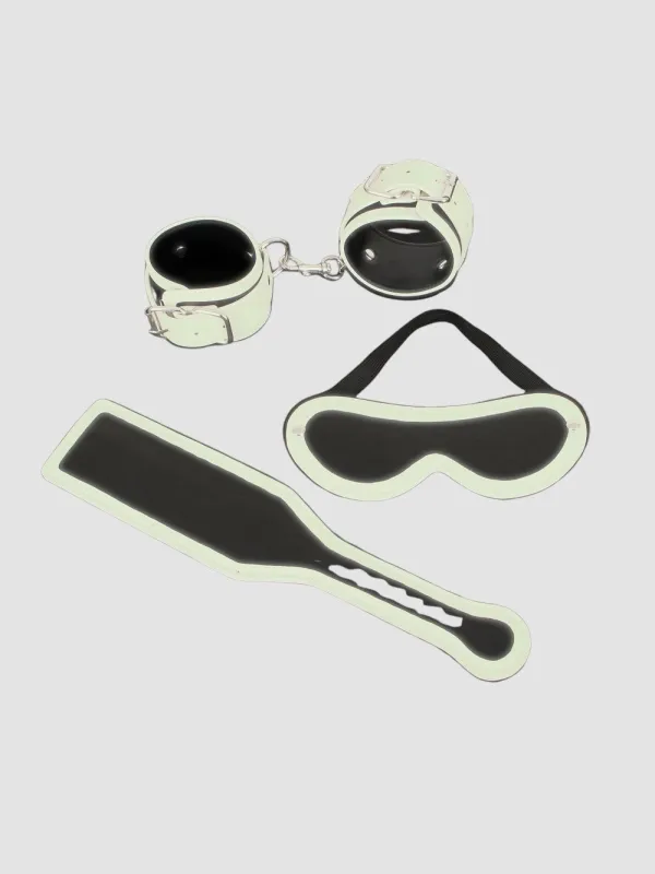 Kit BDSM Phosphorescent 3 Pièces