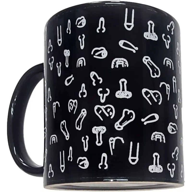 Tasse Humoristique Pénis Noir 370ml - Diablo Picante