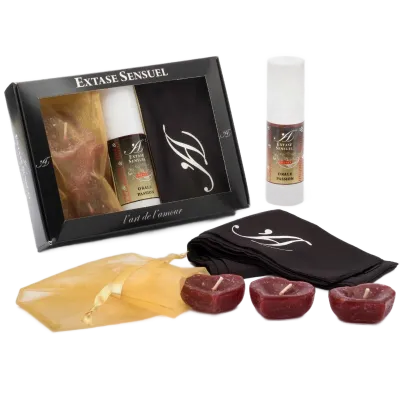 Coffret intime Extase Sensual gel masque bougies - Extase