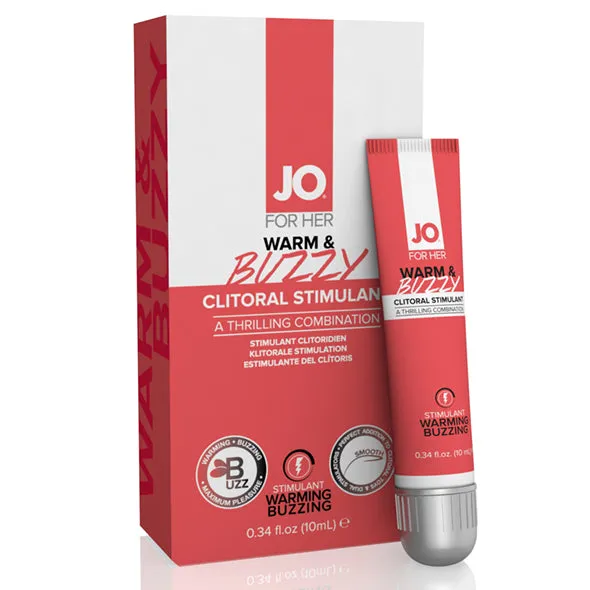 JO Warm &amp; Buzzy Gel Stimulant Pour Clitoris 10 ml