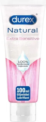 Durex - Lubrifiant naturel à base d'eau - 100 ml