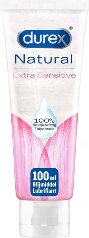Durex - Lubrifiant naturel à base d'eau - 100 ml