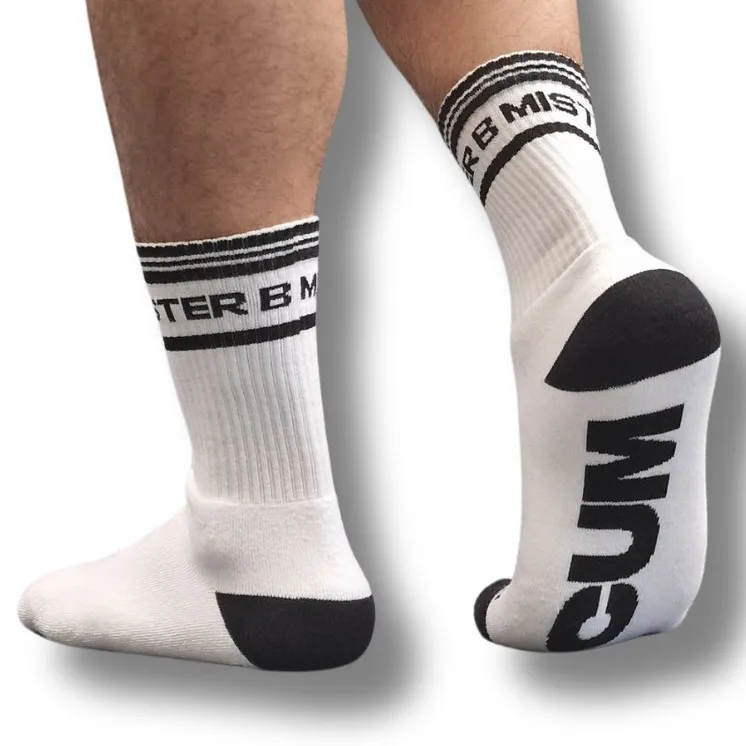 Mr B - Mister B Chaussettes Mister B CUM DUMP Blanches