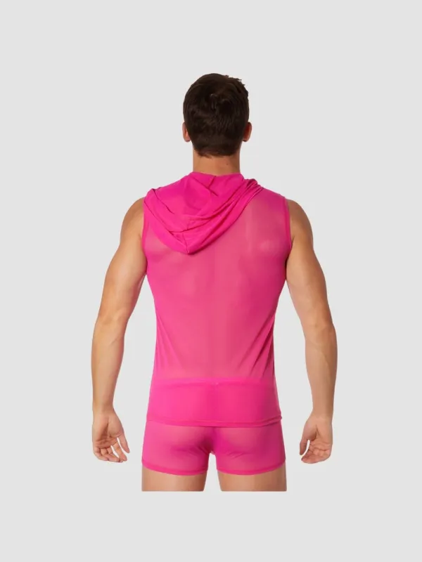 Débardeur à Capuche LM92 Rose