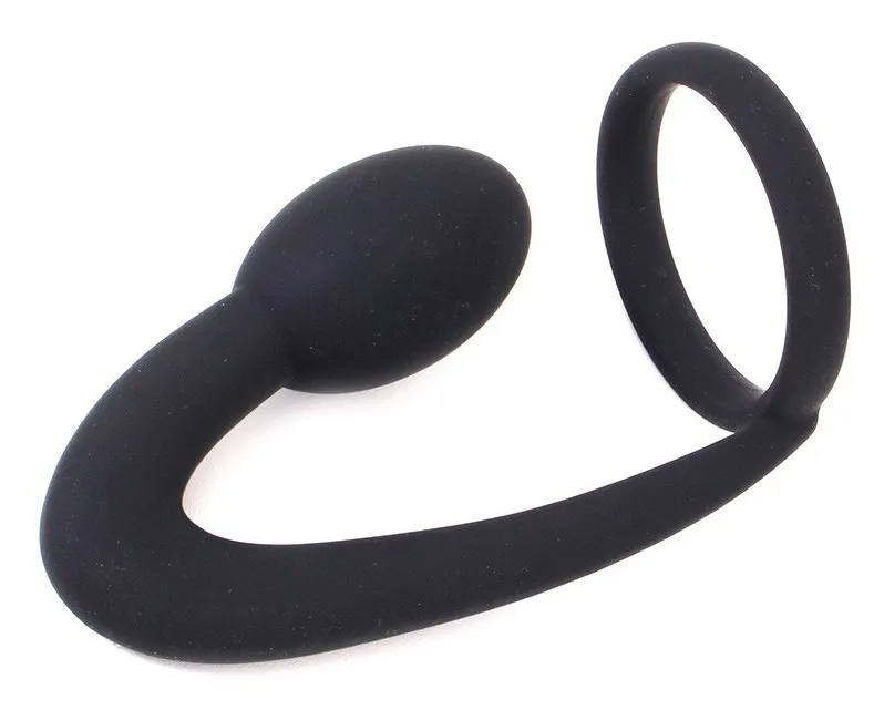 Cockring avec plug G-SPOT 4.5 x 2.9 cm