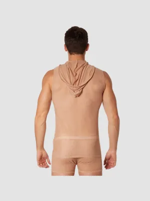 Débardeur à Capuche LM92 Beige