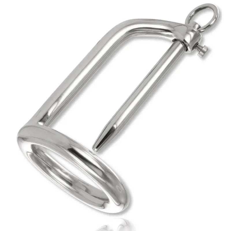 Anneau pénien avec bouchon urétral intégré - Metal Hard