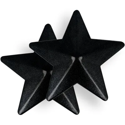 Cache-Tétons Étoile Noire Réutilisables - Coquette Chic Desire