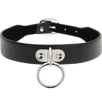 Collier Fétiche Cuir Vegan Réglable - Coquette Chic Desire