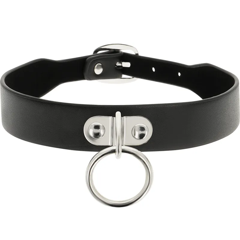 Collier Fétiche Cuir Vegan Réglable - Coquette Chic Desire