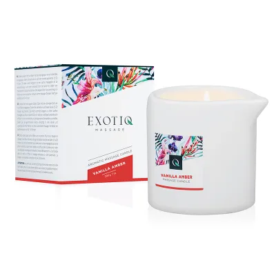 Exotiq - Bougie de massage ambre à la vanille - 200 g