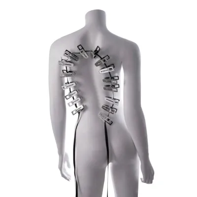 Sportsheets - Edge Body Zipper Clothes Pins - Argent