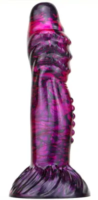 Gode Fantasy CROQ 19 x 5cm Violet-Noir