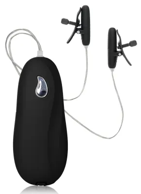 Pince-Tétons vibrantes NIPPLE TEASERS Noires