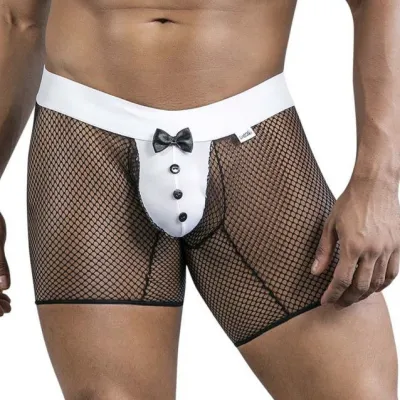 Boxer majordome HECTOR Blanc-Noir