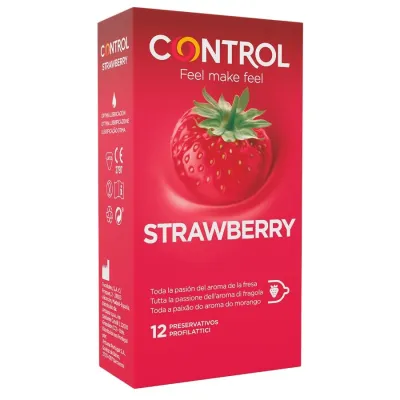 Préservatifs Control Adaptation Fraise x12 - Control