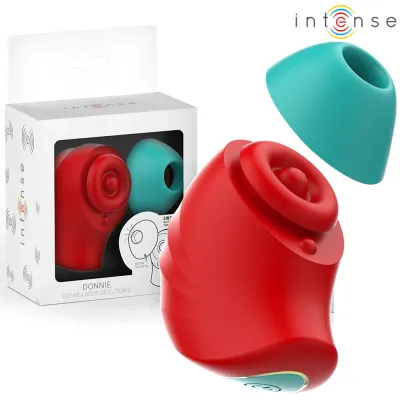 Stimulateur Clitoridien Donnie Rouge/Vert - Intense