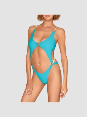 Maillot de Bain 1 Pièce Scarleta Bleu & Blanc