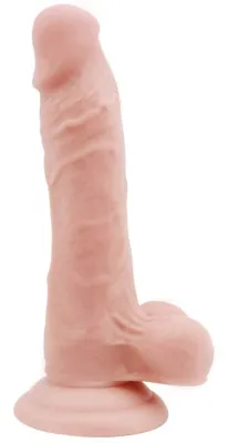 Gode réaliste FLATTERER 14 x 4 cm Flesh