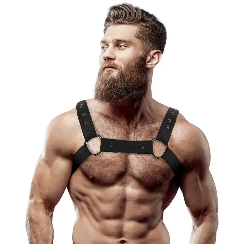 Harnais de Poitrine Sport Néoprène Réglable - Fetish Submissive