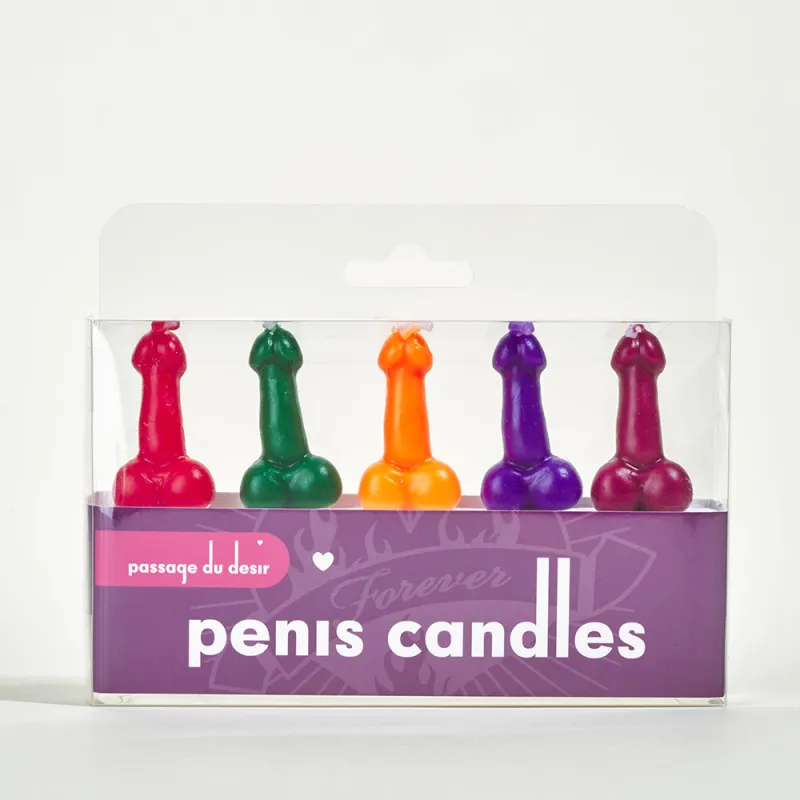 Penis Candles : 5 mini bougies zizi - 2cm