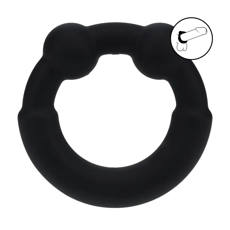 Cockring Métal et Silicone
