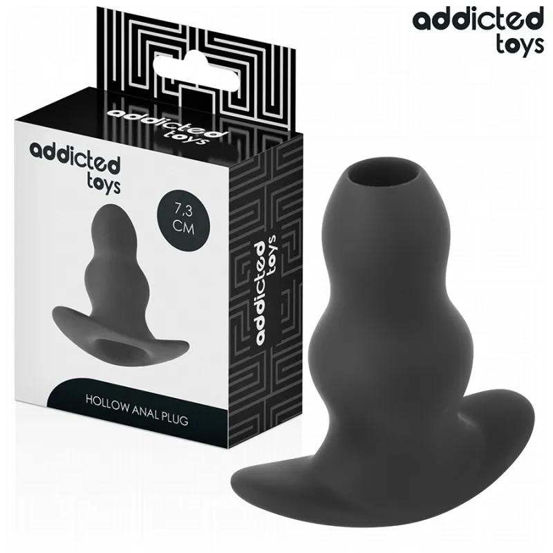 Plug anal creux taille S 7,3 cm - Addicted Toys