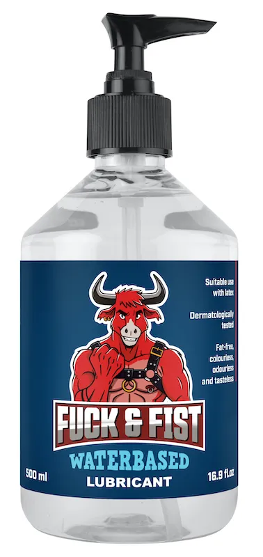 Lubrifiant à base d'eau FUCK & FIST WATER 500ml