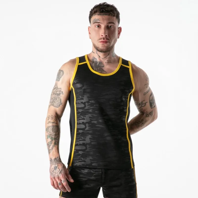 Débardeur Full Military Access Jaune Taille S - Locker Gear