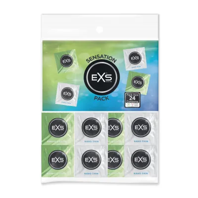 EXS Sensation Pack Préservatifs 24 Pièces