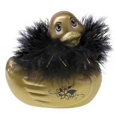 Canard vibrant Star bec pailleté - 4,5 cm Or