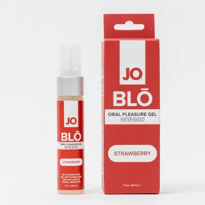 JO - BLŌ Gel Plaisir Oral Strawberry - 30ml