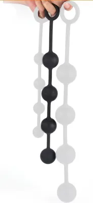 Boules anales en silicone QUARTY M 35 x 4cm