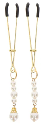 Pince-Tétons TWEEZERS PEARLS Taboom Dorées
