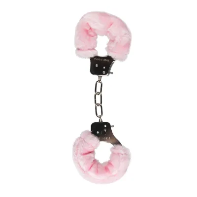 Easytoys Fetish -  Menottes avec fourrure - Rose