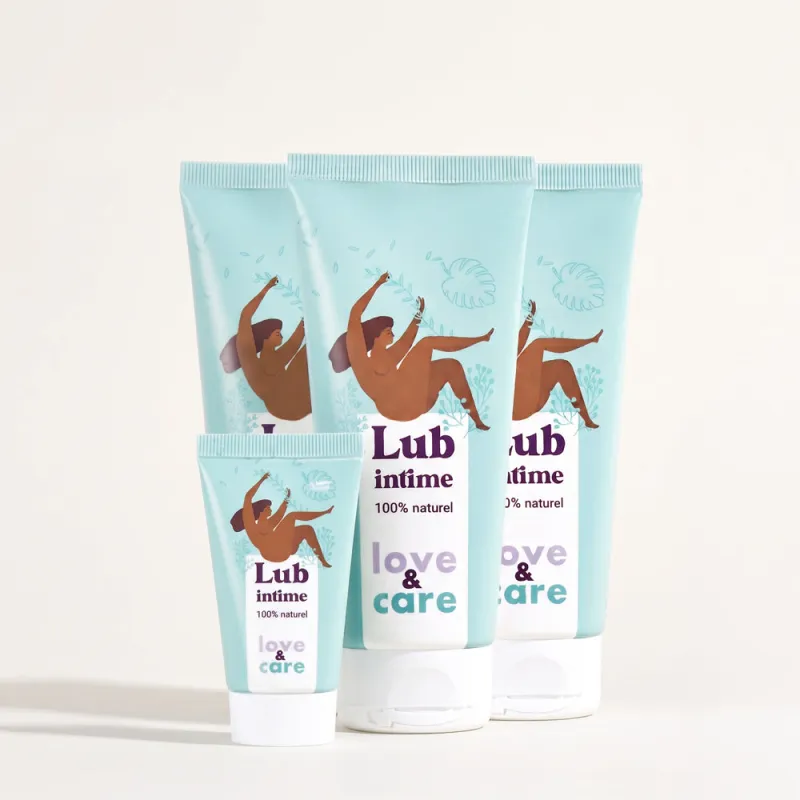 Pack lubrifiant naturel  3x100ml + 25 ml offert Love&Care