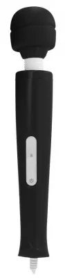 Stimulateur MEGA WAND 32cm - Tête 6cm Noir