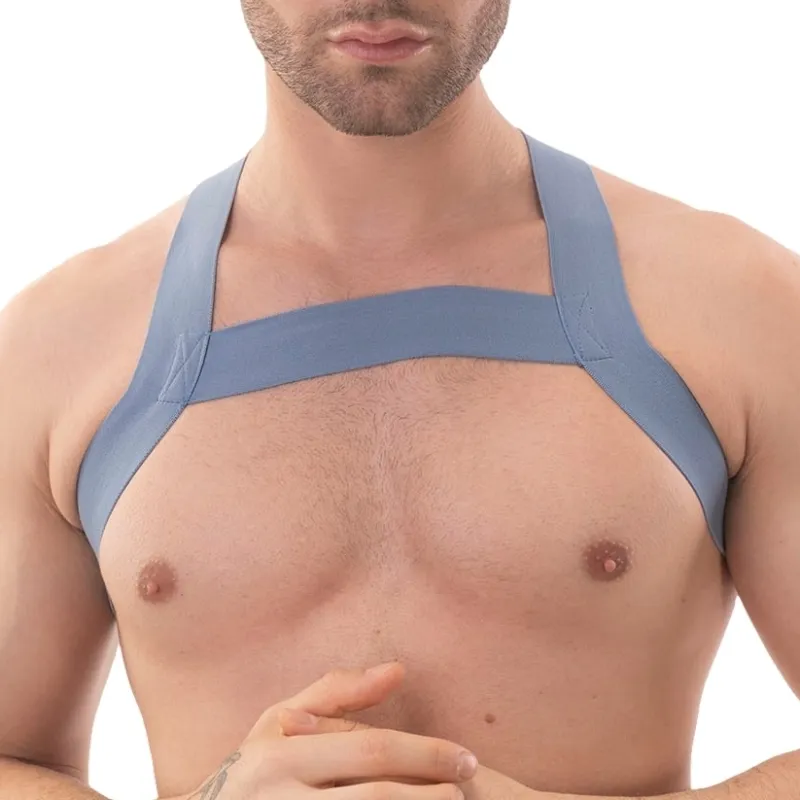 Harnais élastique MATT POP Bleu