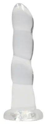 Gode TWIST CRYSTAL RealRock 16 x 4cm Transparent