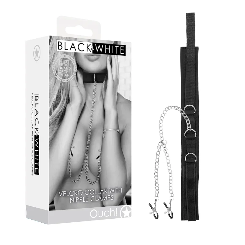 Collier Velcro avec Pinces à Seins