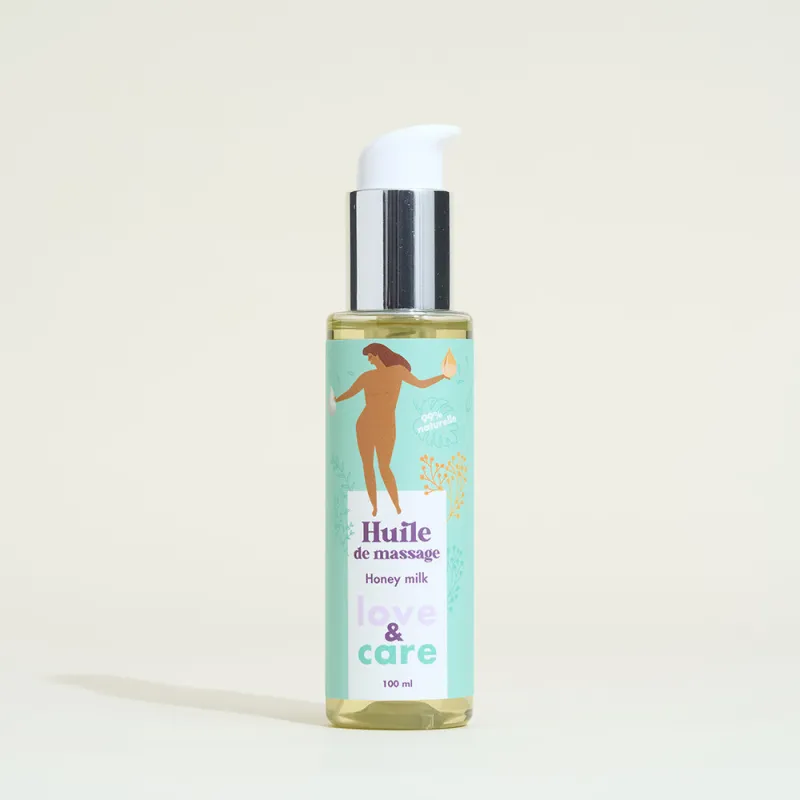 Huile de massage parfumée Love&Care - Honey Milk
