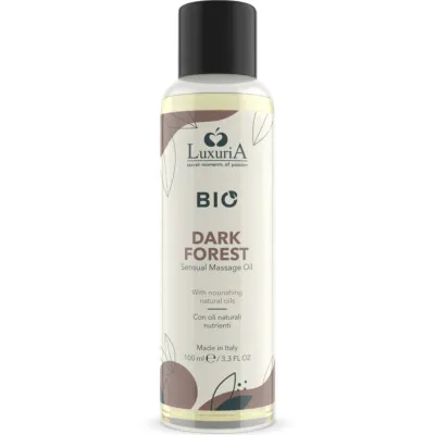 Huile de Massage Luxuria Bio Forêt Sombre 100ml - Intimateline