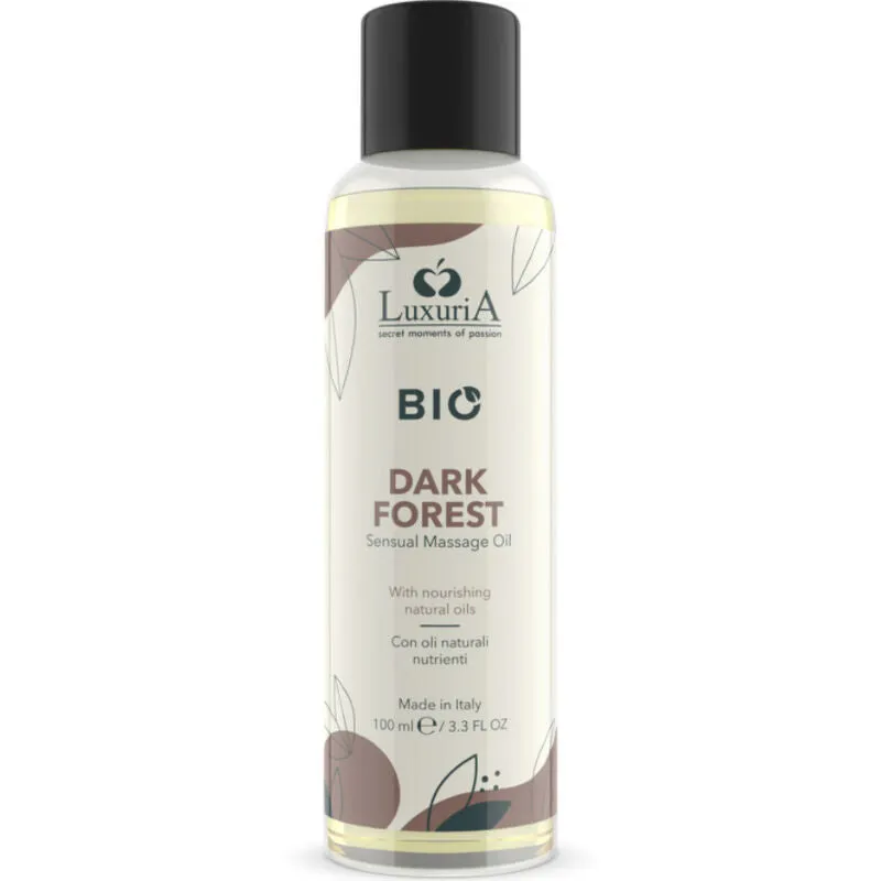 Huile de Massage Luxuria Bio Forêt Sombre 100ml - Intimateline