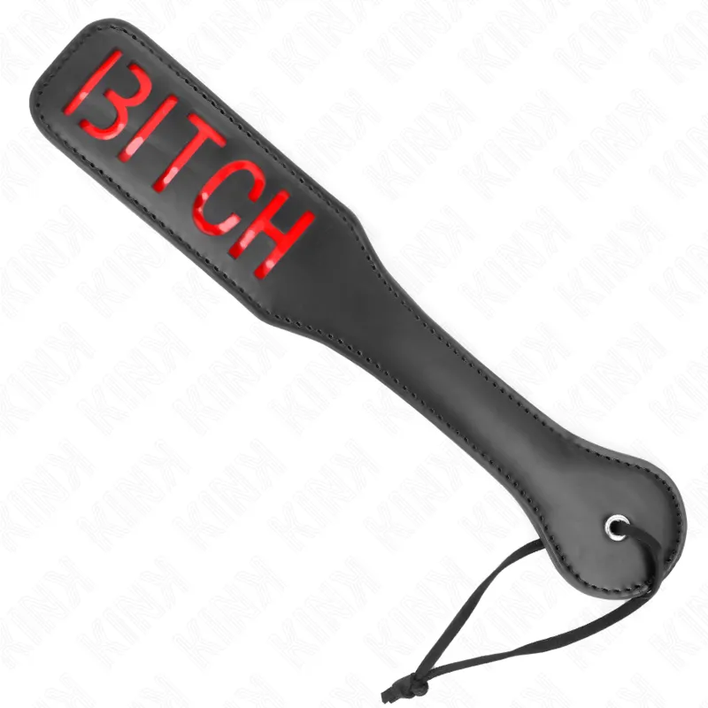 Tapette BDSM 'Bitch' noire 32 cm - Kink