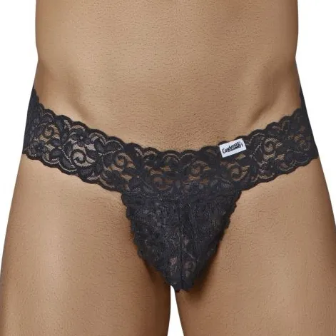 CandyMan String Dentelle TLAZOL Noir